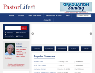 sermons.pastorlife.com screenshot