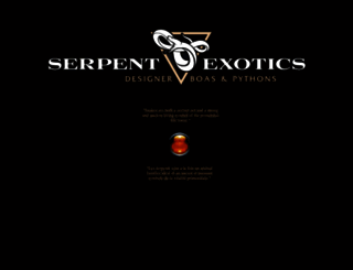 serpentexotics.com screenshot