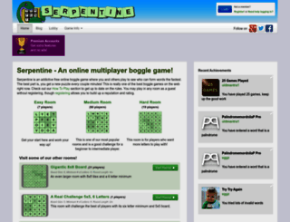 serpentinegame.com screenshot