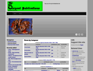 serpentpublications.org screenshot