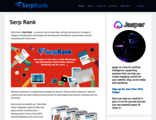serprank.com screenshot