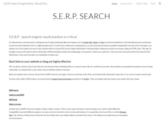 serpsearch.com screenshot