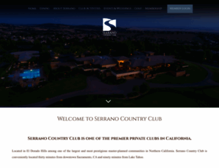 serranocountryclub.com screenshot