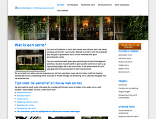 serreinformatie.nl screenshot