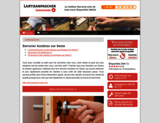 serrurier-asnieressurseine.lartisanpascher.com screenshot
