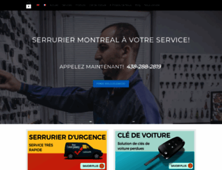 serrurier-plateau.com screenshot