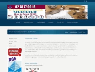 serrurier-rouen.com screenshot