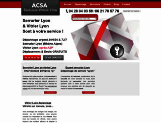 serrurier-vitrier-lyon.com screenshot