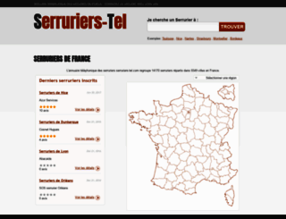 serruriers-tel.com screenshot