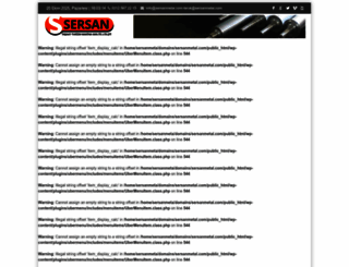 sersanmetal.com screenshot