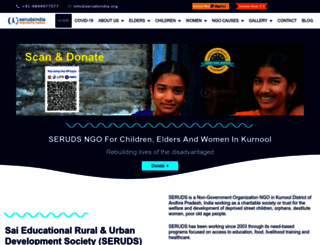 serudsindia.org screenshot