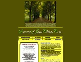 servantofjesuschrist.com screenshot
