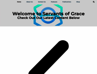 servantsofgrace.org screenshot