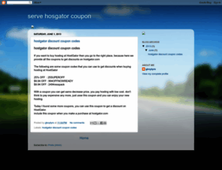 serve-hosgator-coupon.blogspot.com screenshot