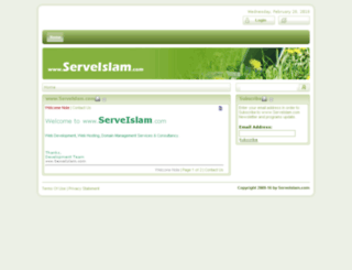 serveislam.com screenshot