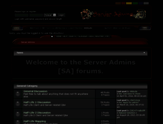 server-admins.com screenshot