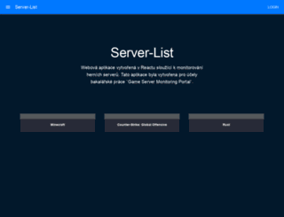 server-list.cz screenshot