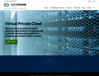 servercloudcanada.ca screenshot