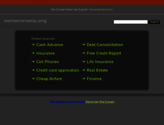 servercronos.net screenshot