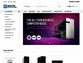 serverevolution.com screenshot