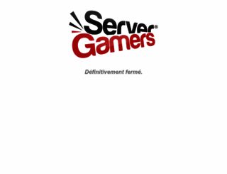servergamers.net screenshot