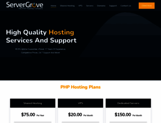 servergrove.com screenshot