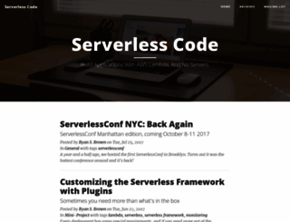 serverlesscode.com screenshot