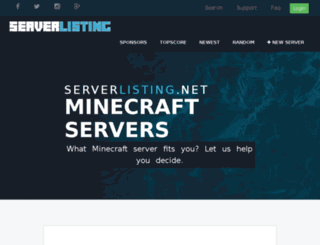 serverlisting.net screenshot