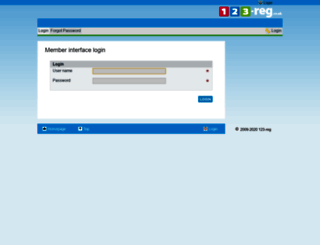 servermanager.123-reg.co.uk screenshot