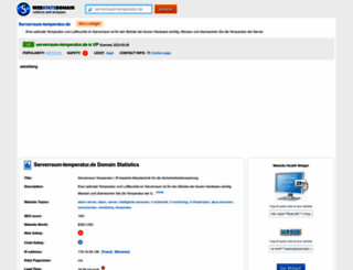 serverraum-temperatur.de.webstatsdomain.org screenshot