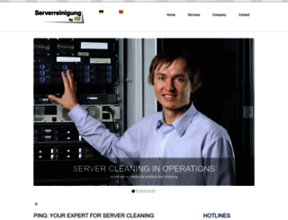serverreinigung.org screenshot