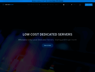 serverroom.net screenshot