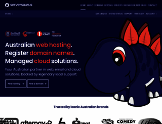 serversaurus.com.au screenshot