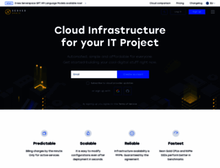 serverspace.io screenshot