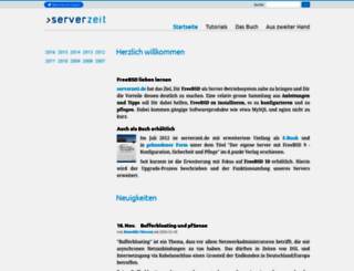 serverzeit.de screenshot