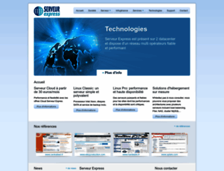 serveur-express.com screenshot