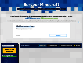 serveur-minecraft.eu screenshot