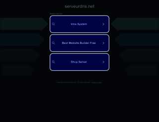 serveurdns.net screenshot