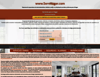 servhogar.com screenshot