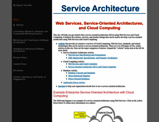 service-architecture.com screenshot