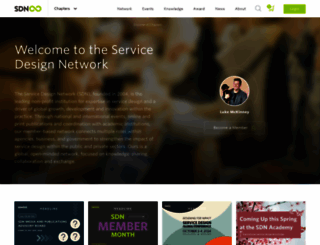 service-design-network.org screenshot