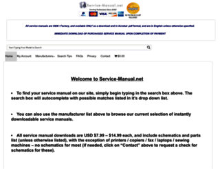 service-manual.net screenshot