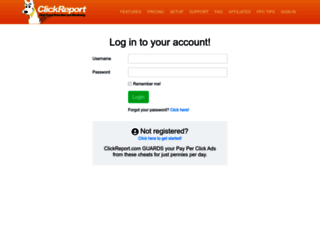 service.clickreport.com screenshot