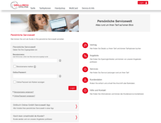 service.drillisch-online.de screenshot