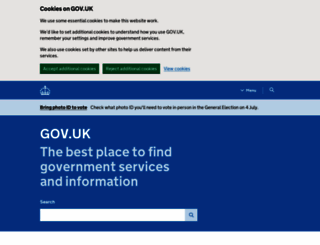 service.gov.uk screenshot