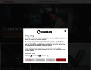 service.steinberg.de screenshot