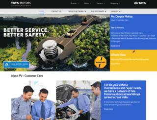 service.tatamotors.com screenshot