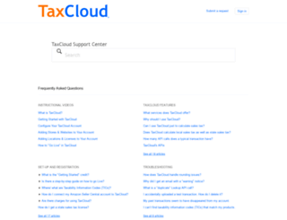 service.taxcloud.net screenshot