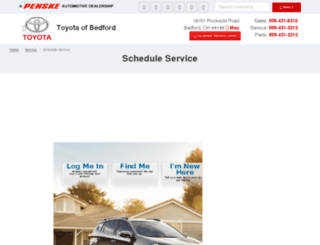 service.toyotaofbedford.com screenshot