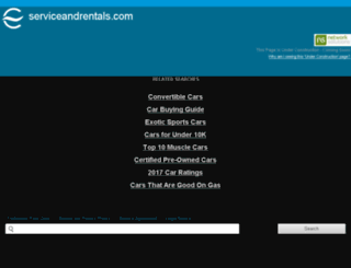serviceandrentals.com screenshot